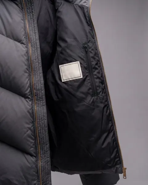 The film: the jacket opens to its label: The last frame
