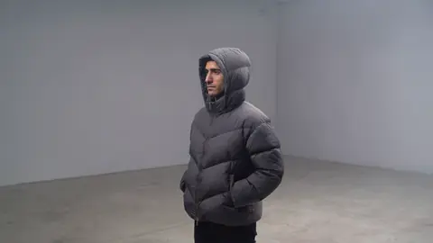 The film: the camera circles the man: The last frame